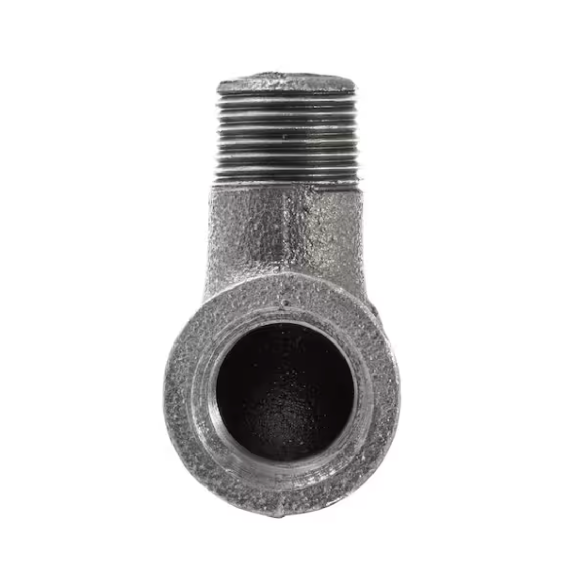 Black Malleable Street 90 Elbow