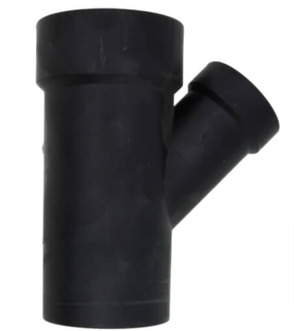 I097400-Nibco-I097400-3-x-3-x-2-Spigot-x-Hub-x-Hub-ABS-DWV-45°-Street-Wye-58102R-