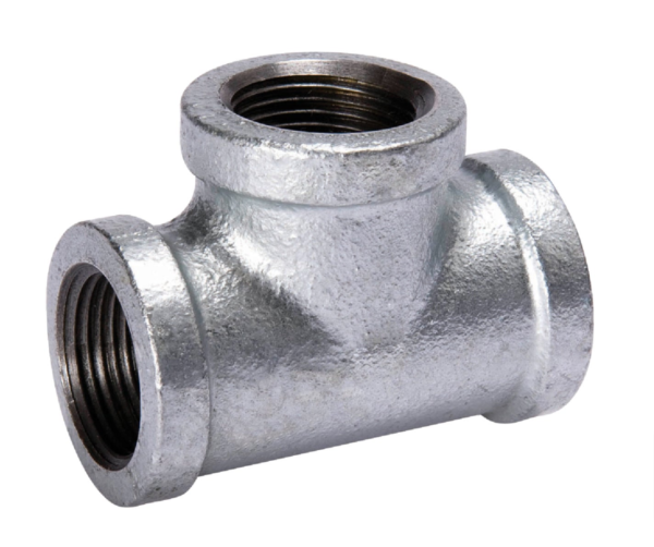 Malleable-Iron-Galvanized-Tee Malleable-Iron-Galvanized-Tee