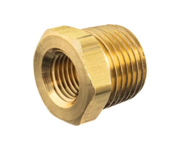 Zoro-Select-Hex-Bushing-Brass-4-x-2-1-2-in-NPT-ZUSA-PF-10261-Zoro